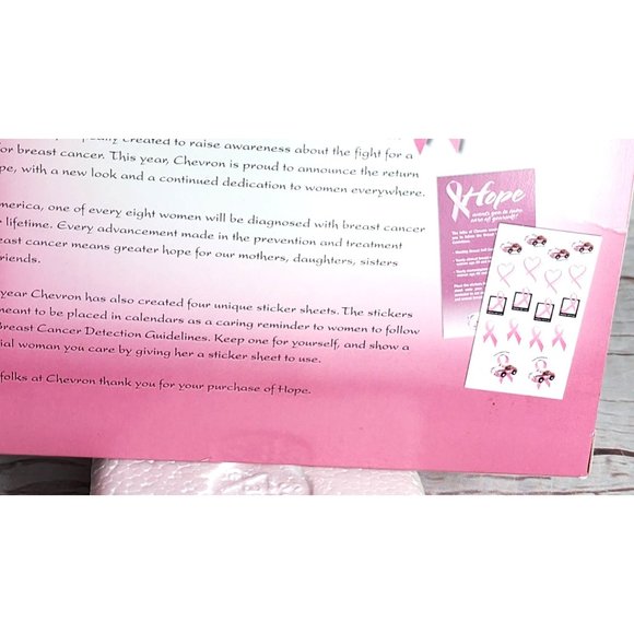 The Chevron Cars Hope 2003 Techron - Breast Cancer Awareness Toy Collectible - Picture 11 of 16